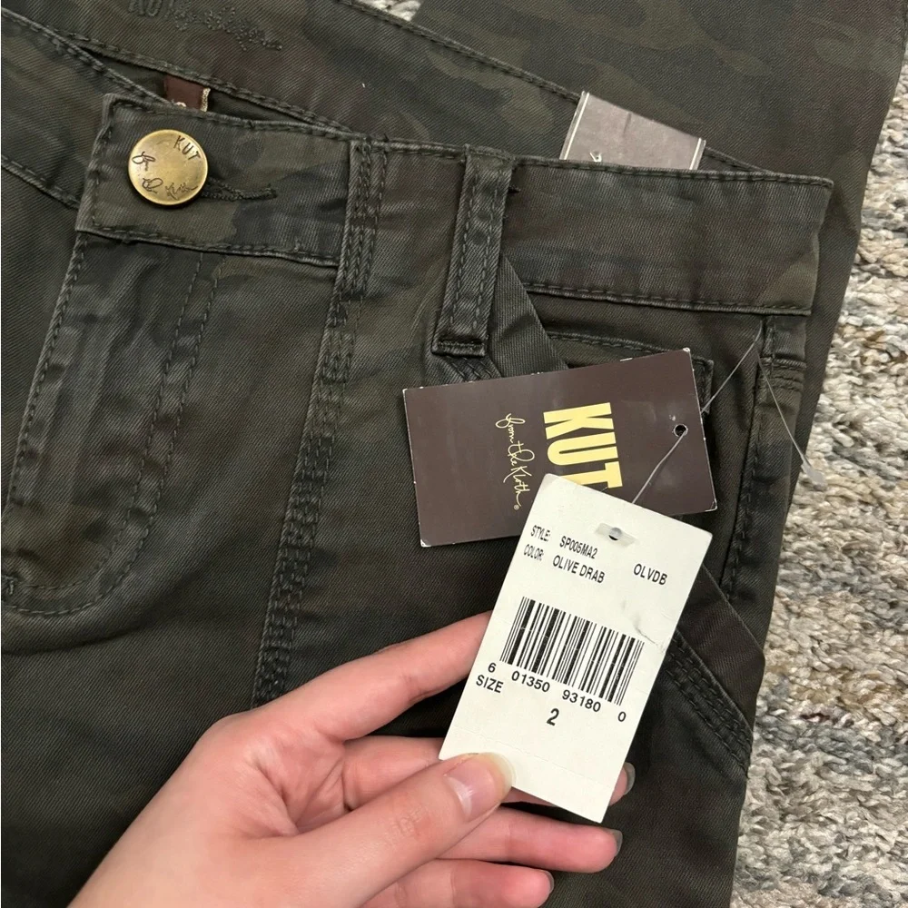 KUT From The Kloth Camo Ankle Skinny Jeans Sz 2 NWT | KUT Camouflage Jeans NEW-